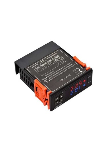 Pazly Sht2000 Akıllı Dijital Sıcaklık Kontrol Cihazı - Siyah Renk, Hassas Ölçüm/