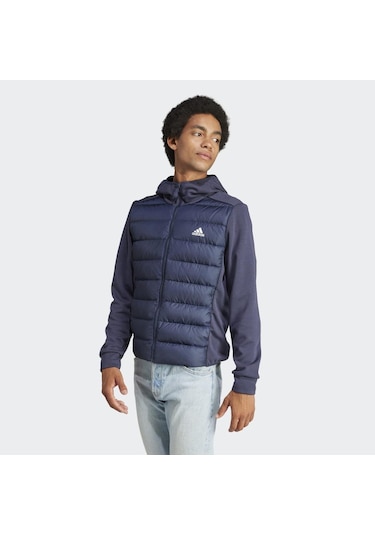 Adidas Essentials Hybrid Erkek Ceket Ik3224 Lacivert