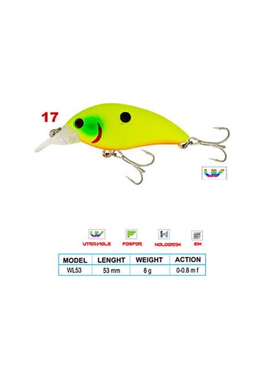 Wily Coupe Cl:17 53mm 8gr 0-0.8m F Standart