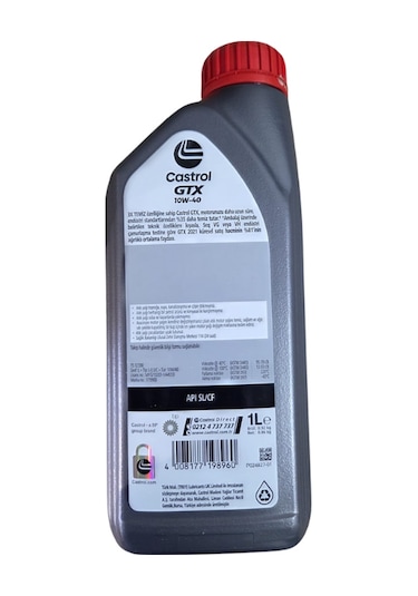 Gtx 10w-40 Sentetik Motor Yağı