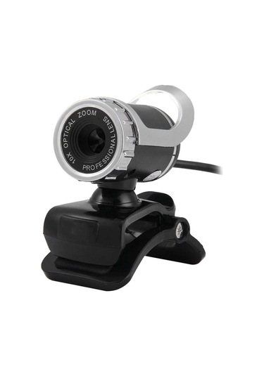 Bilgisayar Hd Webcam Kamera Videosu Usb Kamera Yerleşik Ses Emme Mikrofon Video Öğretimi Canlı Renk: Siyah