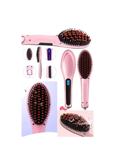 Saç Düzleştirici Tarak Isı Ayarlı Yıpranma Önleyici Düzleştirici Fön Tarak