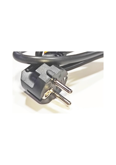 Semaver, Tost Makinesi,fritöz Ve Fırın Enerji Kablosu 2mt 3x1,5mm Siyah Renk 1 Adet