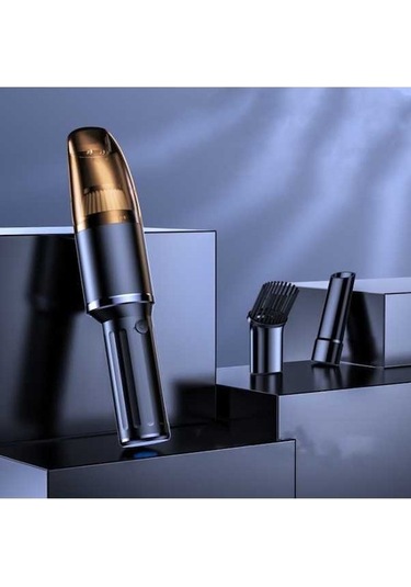 Wondernest Taşınabilir Süpürge Sones Siyah Q19 Mini Kablosuz Güçlü Emişli El Süpürgesi Siyah