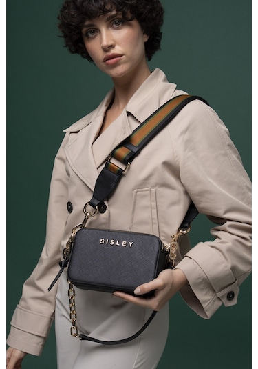 Sisley Kadın Çapraz Çantası C.sly 070 Std / Siyah Siyah