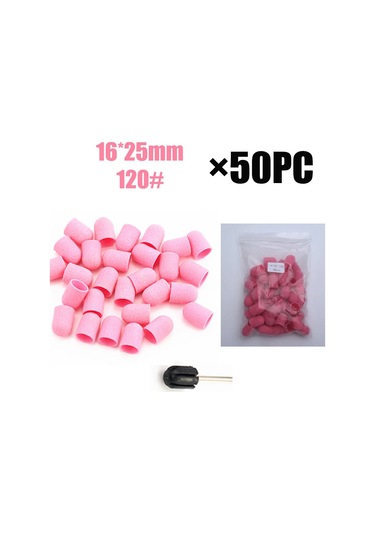 50 Adet Pedikür Bakımı Siyah Zımpara Kapakları Mandrel Pedikür Manikür Ölü Deri Kaldırmak Parlatma Ayak Bakımı Temiz Tırnak Eti Aksesuarları Diğer Renkler