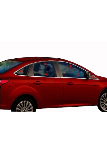 Ford Focus 3 Krom Cam Çıtası Nikelaj Tamtur
