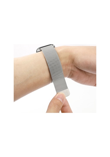 Apple Uyumlu  Watch  9/8/7/6/se Milanese Metal Hasır Kordon 38/40/41mm