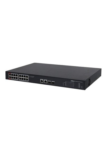 Dahua Pfs3220-16gt-240 16ge Poe Port 16xpoe 240w 2ge Uplink 2x Combo Sfp Yönetilemez Switch