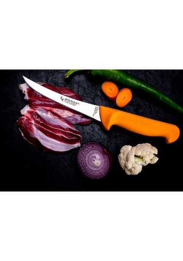 Atasan Gold Serisi Eğri Kemik Sıyırma 15 CM Sarı