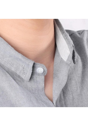 8/16m Yeni Tek Kullanımlık Kendinden Yapışkanlı Ter Pedleri Tişört Yaka Şapka Anti-terleme Pedi T-shirt Boyunluk Şapka Emici Etiket 8m