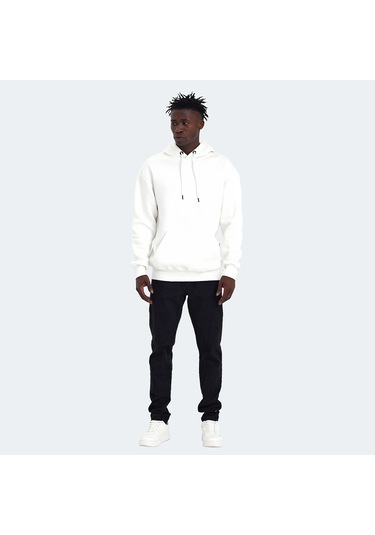 The Crow NEVER Erkek  Ekru Sweatshirt