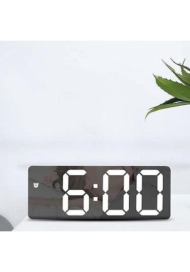 Techtic Alarmlı Termometreli Led Dijital Masa Saati