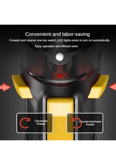Honeybeeshop İki Parti Elektrikli Vida Led Işıklı Döner Saplı 3 6v Şarjlı Kablosuz Tornavida Usb İle Çalışan Ev Tamir Aleti