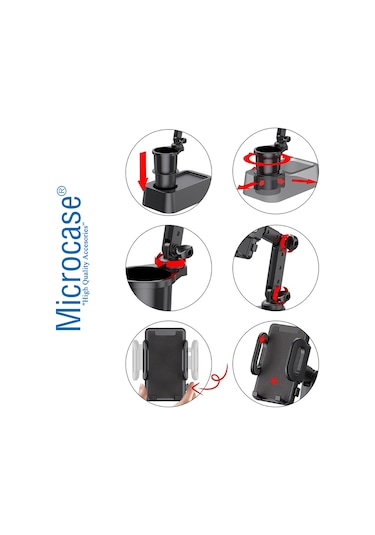 Microcase Araç İçi 2in1 Bardak ve Telefon Tutucu 30 cm - AL3488