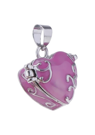 Soulader Vintage Emaye Kalp Kül Mühürlü Kutu - Kül Saklama Kutusu Kremasyon Kolye İçin Çok REnkli