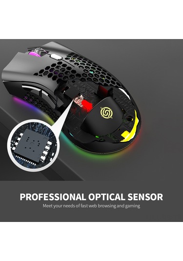 Reedark 2.4g Kablosuz Rgb Aydınlatmalı 7 Tuşlu Oyuncu Faresi - 1600dpı Ayarlanabilir Diğer