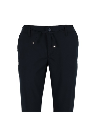 Erkek Jogger Pantolon Bel Bağcıklı Dar Kesim Rar01341 Lacivert