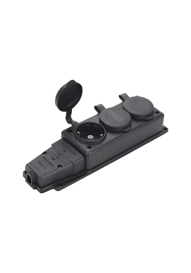 Ne-ad 1x16a Kauçuk 3lü Grup Priz Nead4004