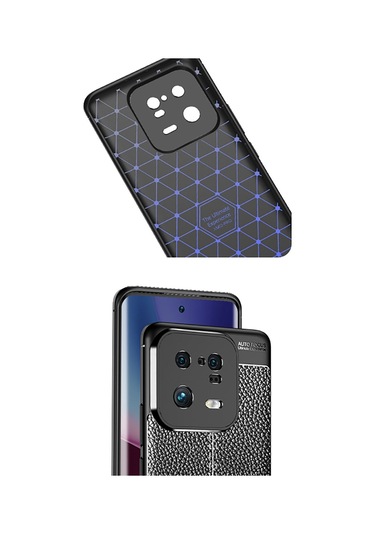 Khayra Mi 13 Pro Kılıf Niss Silikon Kapak - Siyah Siyah