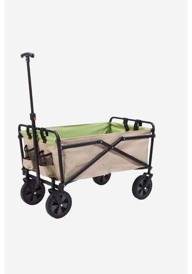 Gerou Mini Katlanabilir Yardımcı Vagon, 5'' Tekerlekli Kamp Ve Piknik Arabası