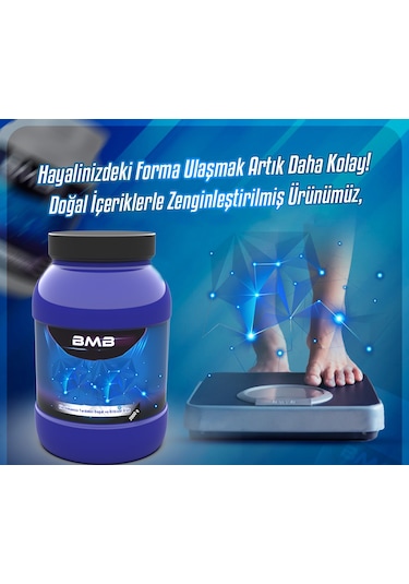 BMB Kilo-Almaya Yardımcı Gıda Takviyesi  2 KG 2000 Gr + Shaker Bardak