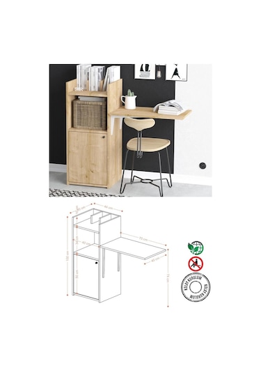 Decormet Joy Katlanır Çalışma Masası Dec0107 Çok Renkli