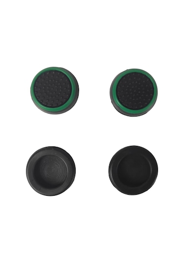 Ps4/ps5/xbox Analog Koruyucu Siyah Yeşil 4lü Paket