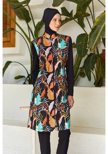 Tam Kapalı Tesettür Mayo 3302 Siyah Siyah