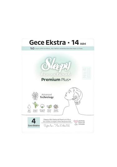 Sleepy Bio Natural Ped Gece Ekstra 14 Lü