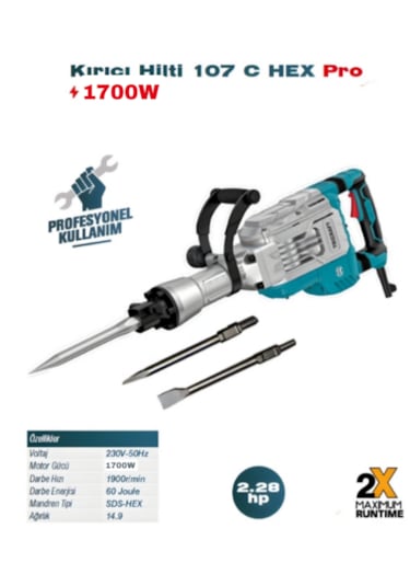 Tricraft 107H Kırıcı Hilti