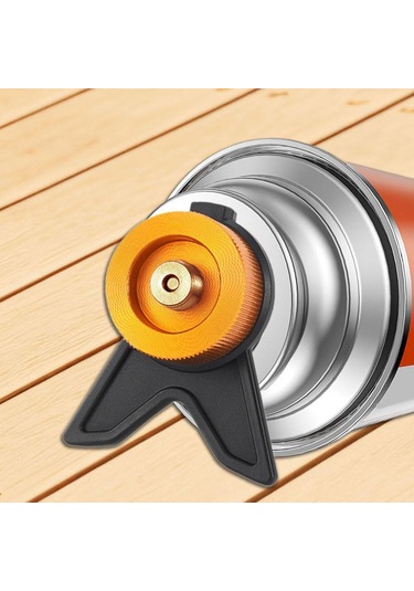 Suntek Bahçe Sırt Çantasıyla Seyahat Tencere Için Kamp Sarı Gaz Tankı Adaptörü Sarı