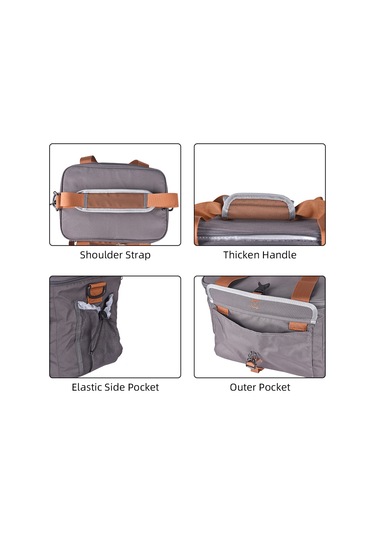 Symbee Outdoor Isı Saklama Çantası, 15l Büyük Kapasite, Su Geçirmez 600d Oxford Kumaş, Güneş/soğuk Koruma, Günlük Yemek Çantası Çok Renkli