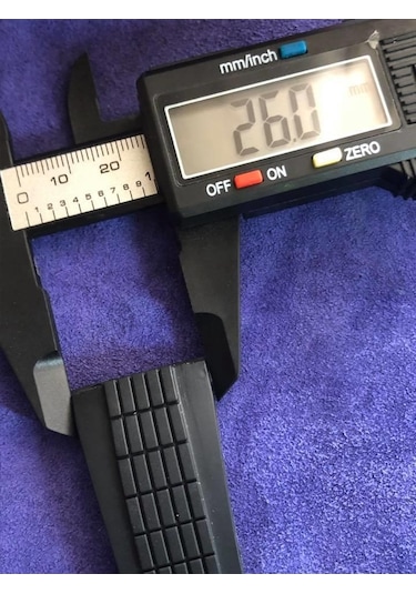 Tag Heuer Uyumlu Siyah Silikon Kordon 26mm