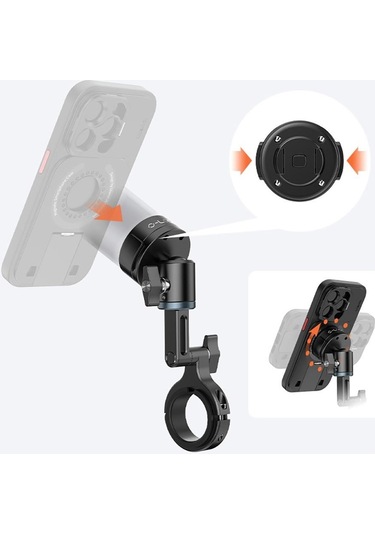 Ulanzi O-lock Iı Bisiklet Telefon Tutucu M009 Siyah