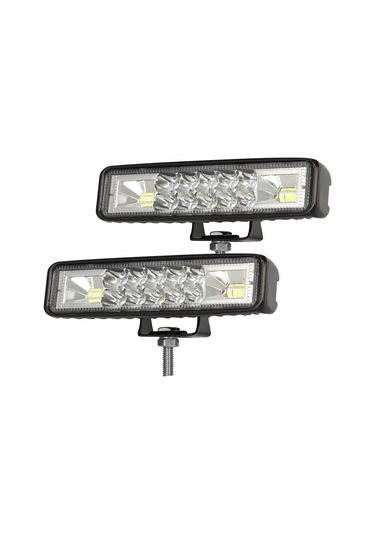 2 Adet 6 İnç Led Bölme Işık Çubuğu 60 W Led Çalışma K21064-2