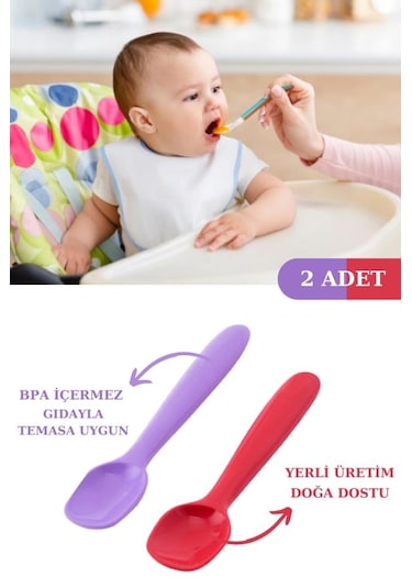 Flosoft Vakumlu Bebek Banyo & Mama Oturağı + Silicolife 2 Adet Silikon Mama Kaşığı Hediye Yeşil