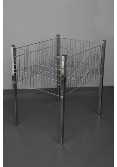 60 60 Profil Ayaklı Krom Ekonomik Sepet Renkli