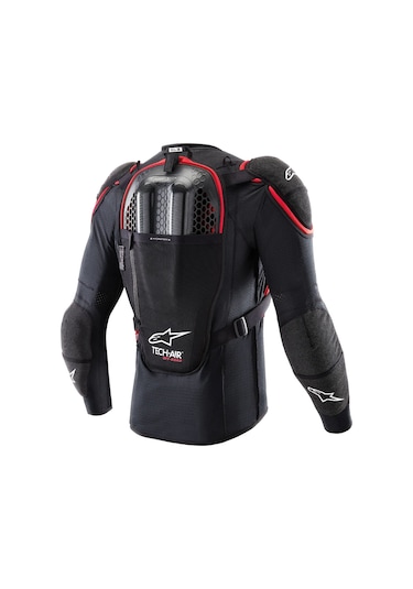 Alpinestars Tech-air Off-road Sistem Airbag Ceket Siyah Kırmızı