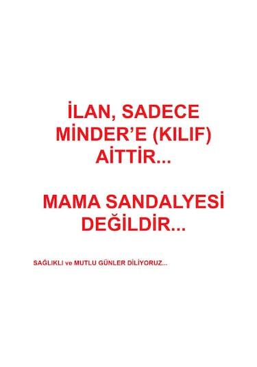 HOLMER Leke Tutmaz Organik Mama Sandalyesi Minderi & Kılıfı Max-T