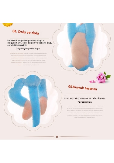Renkli Gibbon Maymun Peluş Oyuncak Bebek-mor