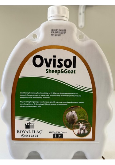 Royal İlaç Royal Ovisol Sheep&goat Koyun Ve Keçi Yem Katkısı 1 Lt
