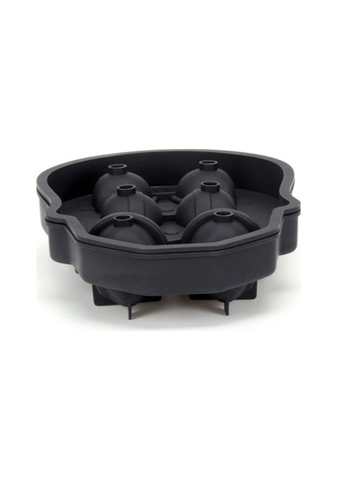 Xiyyadms Gıda Grubu Silikon Kafa Şekilli Buz Kalıbı - 4'lü Eski Tip, Esnek, Temizlenmesi Kolay, Ev/ofis/club Kullanıma Uygun Çok Renkli