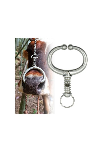 Suntek İnek Burun Halkası Dayanıklı Veteriner Hayvancılık