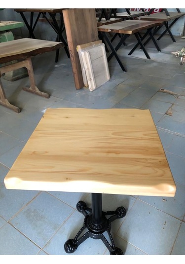 Bintaşmobilya Naturel Kütük Cafe Masası