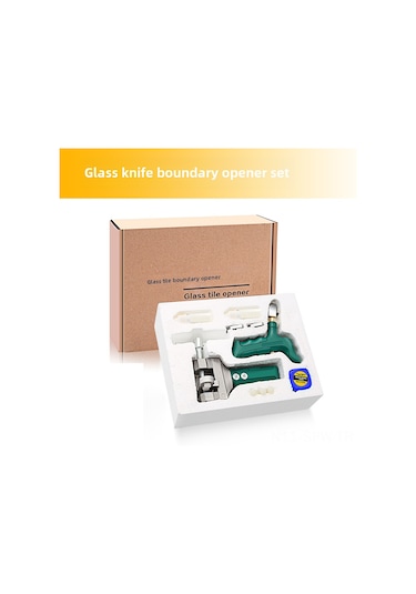 Maiyame El Tutulu Çini Ve Cam Kesici Aleti - Çiftli Ayrılmış Tipi, Dayanıklı Malzeme İle Hassas Kesim, Tam Gereç Seti