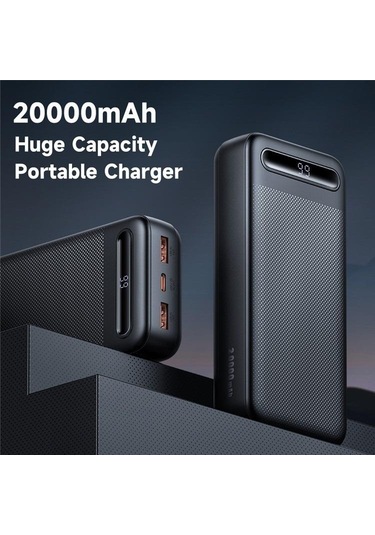 Mcdodo MC-4432 10.5 W 20000 mAh Ekranlı Powerbank Siyah