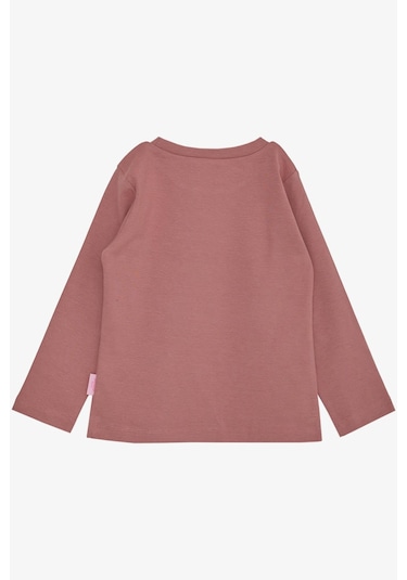 Breeze Kız Çocuk Uzun Kollu Tişört Basic 1-4 Yaş, Gülkurusu Gül Kurusu