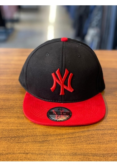 Ny Yankees Siyah Renk Kanvas Hiphop Snapback Rapper Cap Şapka