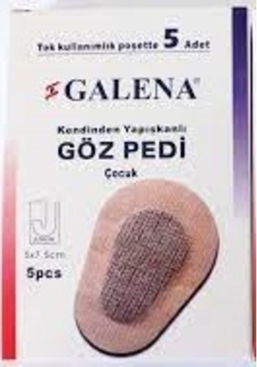 Galena Kendinden Yapışkalı Göz Pedi 5'li 5 x 7.5 CM